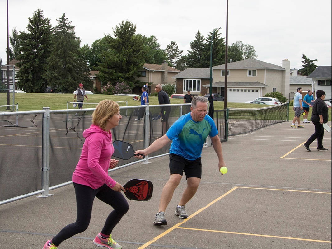 Pickleball is a great way to exercise and socialize