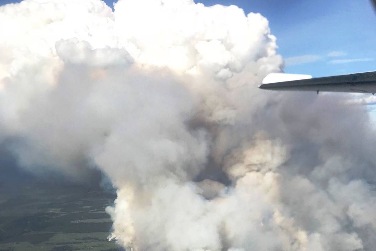 Update: Allie Lake wildfire northwest of Kamloops estimated at 2,100 hectares