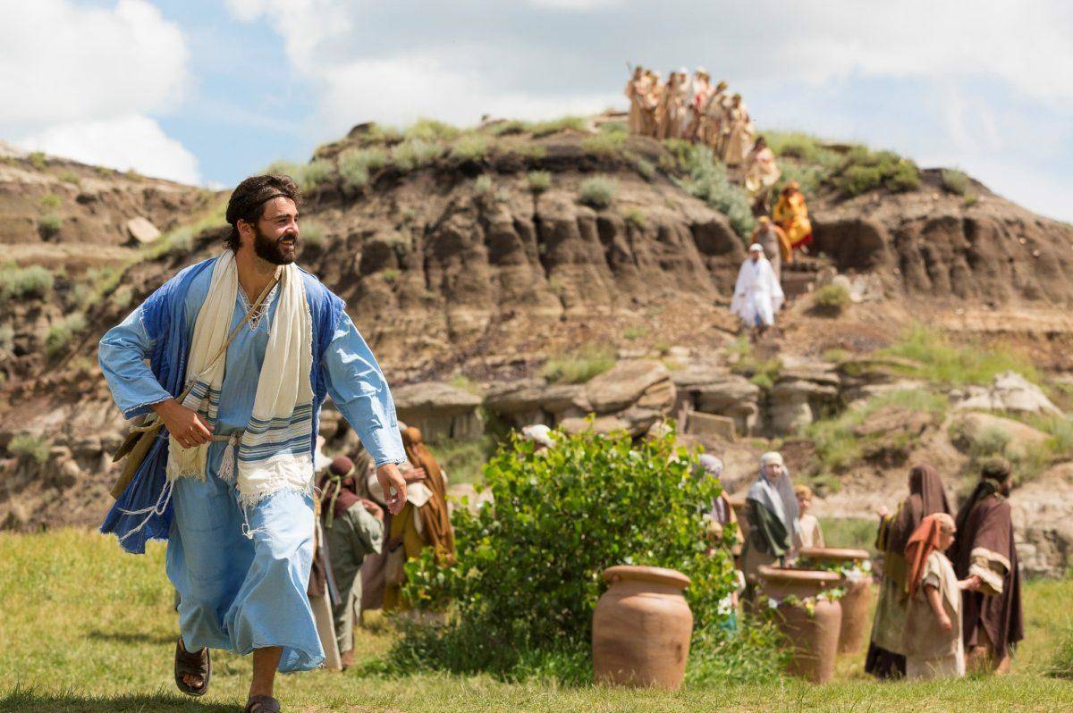 INSPIRING - After a few years away from the title role, Red Deer native Aaron Krogman has again landed the role of Jesus for this year’s epic production of the Canadian Badlands Passion Play near Drumheller.photo submitted