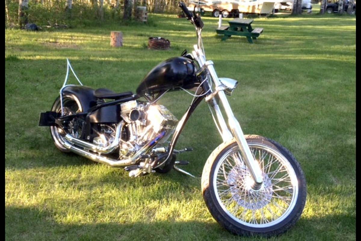 Thorsby RCMP investigate stolen custom motorcycle