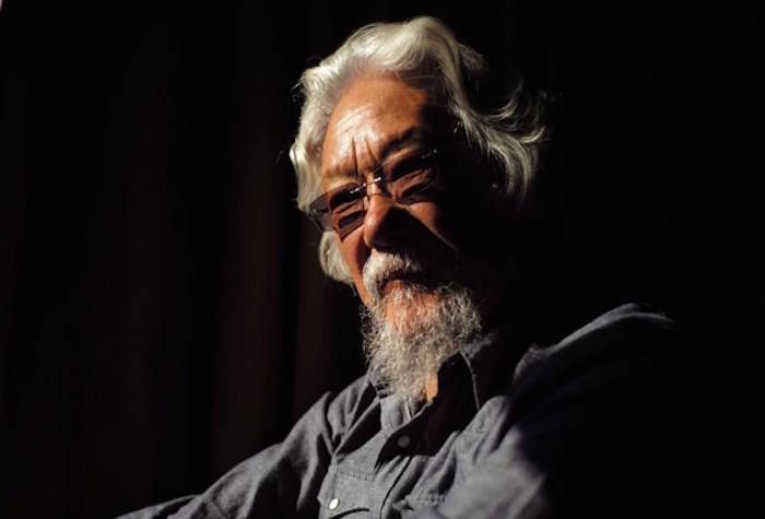 Scientist, environmentalist and broadcaster David Suzuki is pictured in a Toronto hotel room, on Monday November 11 , 2016. David Suzuki will receive an honorary doctor of science degree today from the University of Alberta after months of criticism. THE CANADIAN PRESS/Chris Young