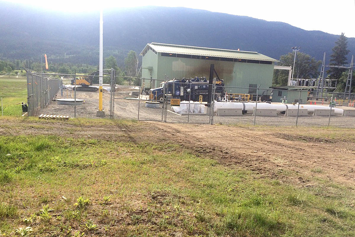 An oil spill occured at Trans Mountain’s pumping station near Darfield, north of Kamloops, in late May. (Photo submitted)
