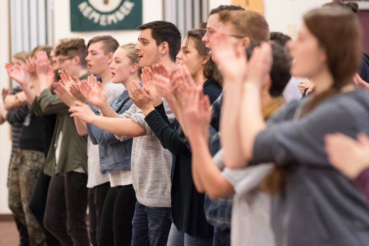 UNISON - Members of the local choir Ihana run through a tune during a rehearsal. Ihana is one of several choirs run through Choirs Red Deer.Don Beauchesne photo