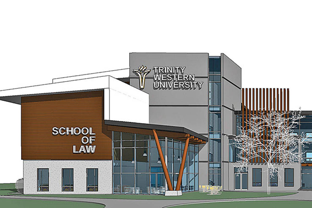 A rendering of TWU’s proposed law school.