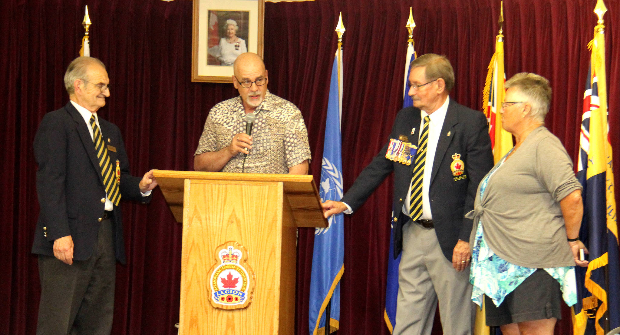 Sylvan Lake Legion honours the memory of past president