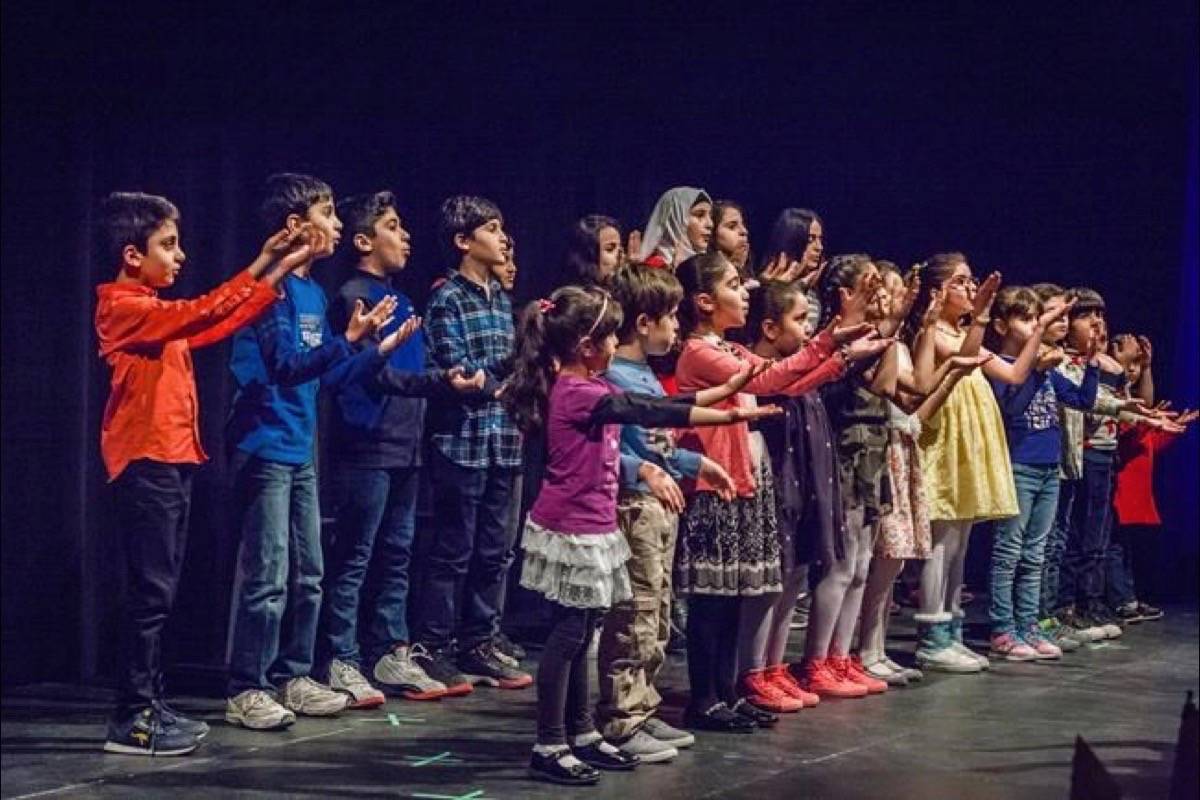 Members of the Nai Children’s Choir perform in a handout photo. (Irene Barton/The Canadian Press)