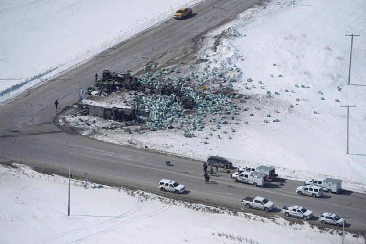 Saskatchewan’s Premier Scott Moe wondered whether the military could help with autopsies after the Humboldt Broncos bus crash. (The Canadian Press)