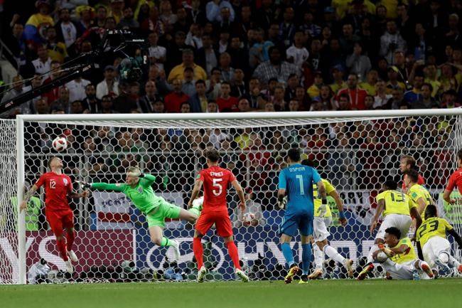 England finally wins penalty shootout at World Cup