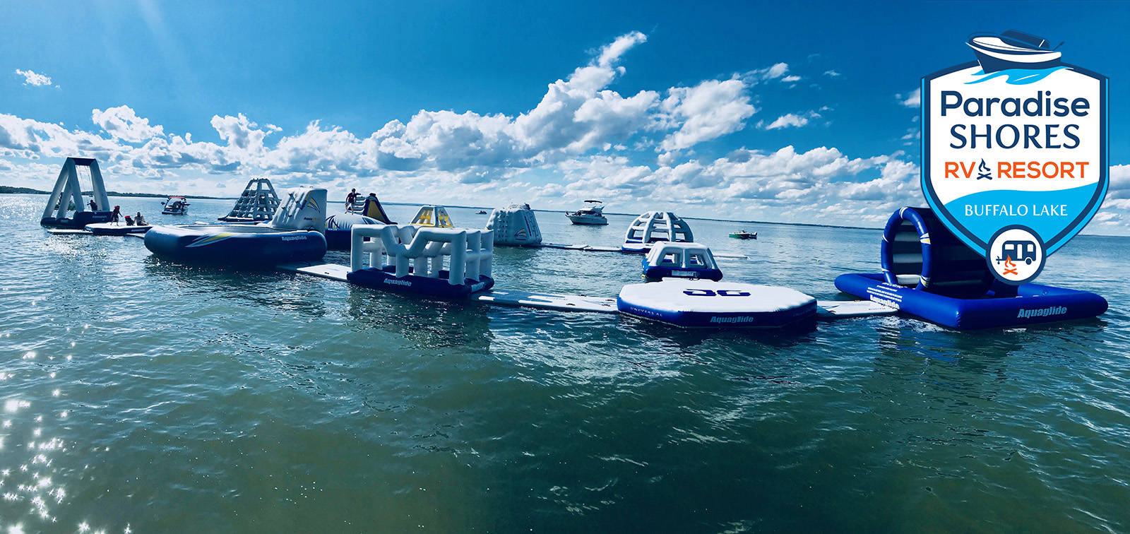 Boats along Paradise Shores development July 8. (Contributed photo)