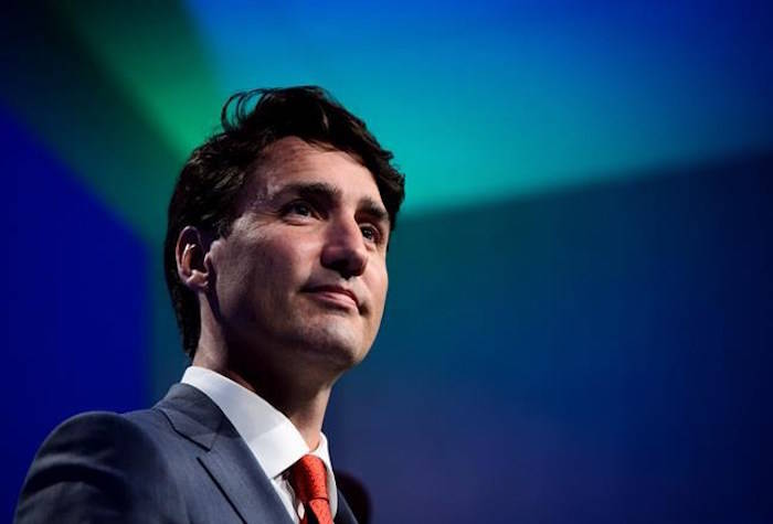 Prime Minister Justin Trudeau holds a press conference at the NATO Summit in Brussels, Belgium, on Thursday, July 12, 2018. THE CANADIAN PRESS/Sean Kilpatrick