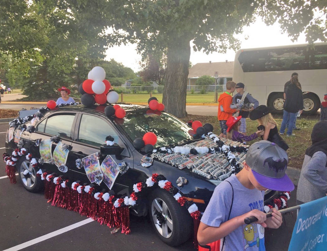 Red Deer Express wins first place for best decorated car at Westerner Days Parade