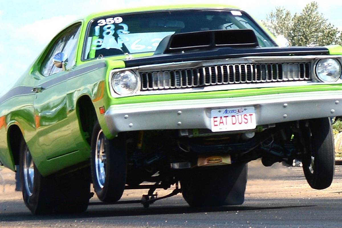 (Lisa Joy/Black Press)                                Doug Swan - Red Deer, AB - 1970 Plymouth Duster (Lisa Joy/Black Press)