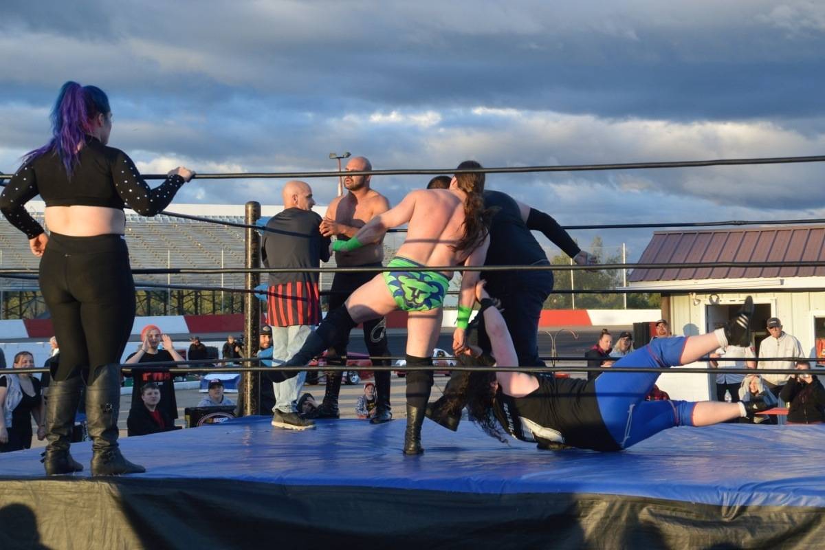 Prairie Wrestling Alliance action July 21