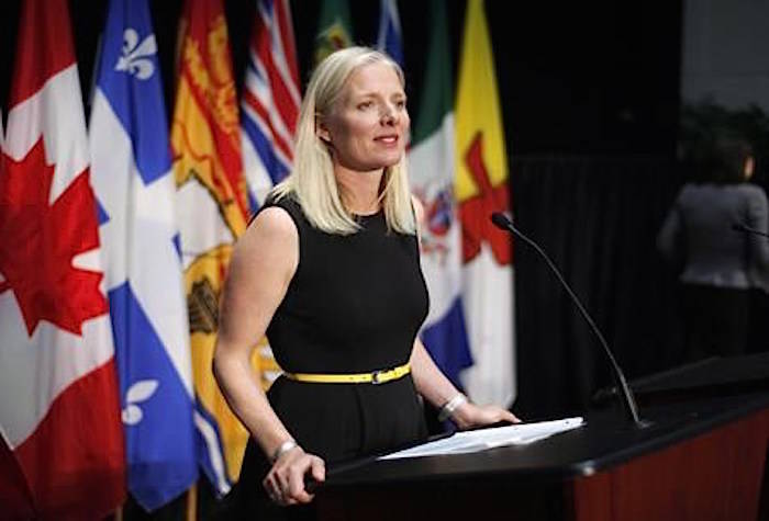 Environment Minister Catherine McKenna’s office say they’re watching the U.S. developments closely. (Canadian Press)