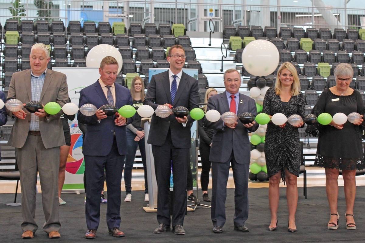 Red Deer College celebrated the grand opening of the Gary W. Harris Canada Games Centre Aug. 22nd. Carlie Connolly/Red Deer Express