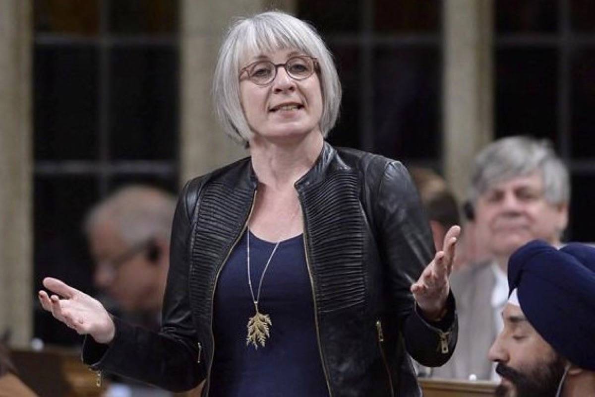 Minister of Employment, Workforce Development and Labour Patty Hajdu rises during Question Period in the House of Commons on Parliament Hill in Ottawa on Tuesday, June 12, 2018. (THE CANADIAN PRESS/Justin Tang)