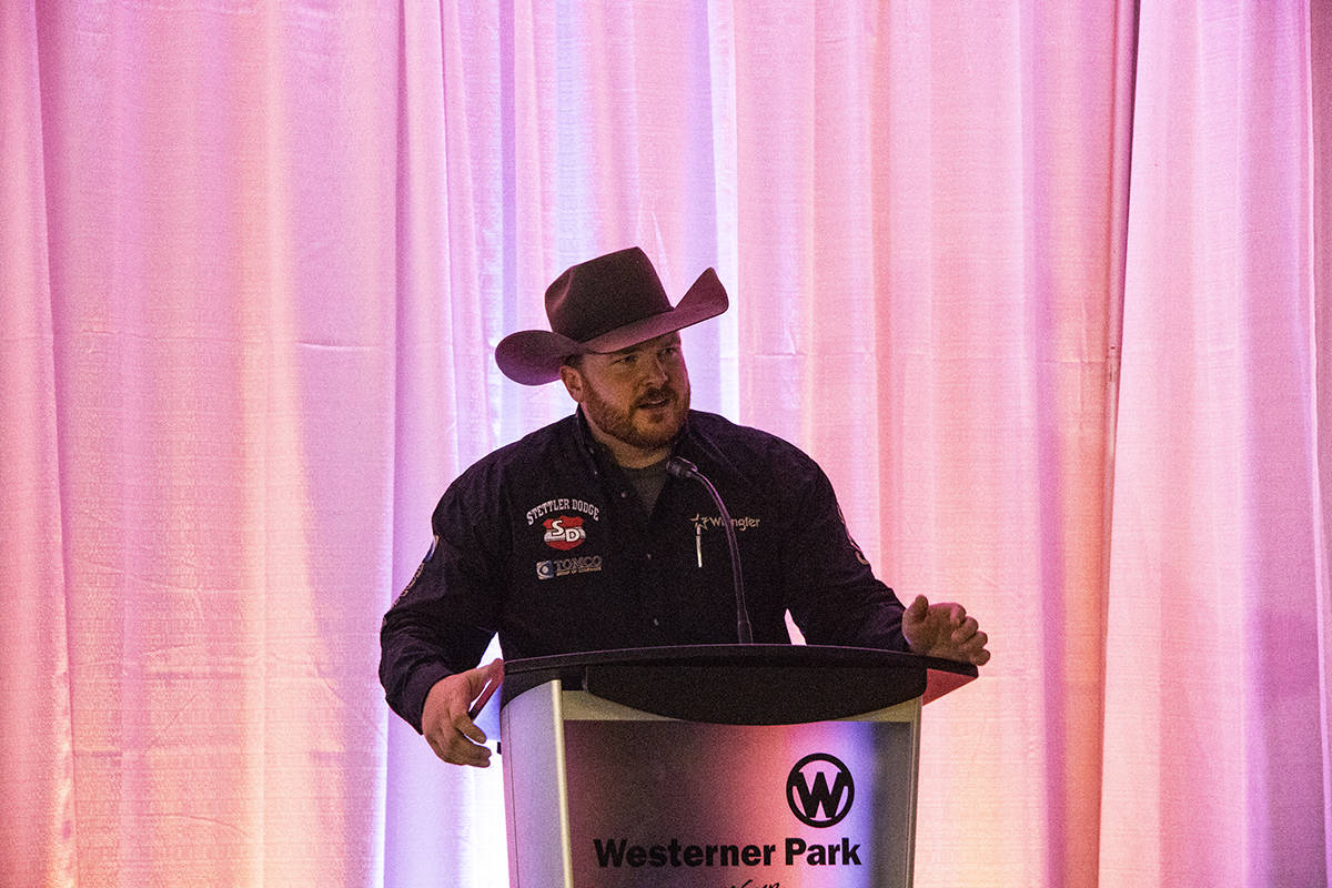Brett Gardiner was named the official announcer of CFR 45, coming to Red Deer Oct. 30th to Nov. 4th, 2018. Todd Colin Vaughan/Red Deer Express