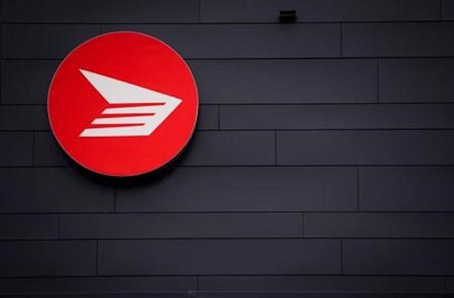 The Canada Post logo is seen on the outside the company’s Pacific Processing Centre, in Richmond, B.C., on Thursday June 1, 2017. THE CANADIAN PRESS/Darryl Dyck