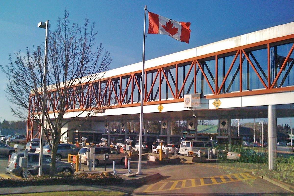 Pacific Highway border crossing. (Wikimedia Commons image)