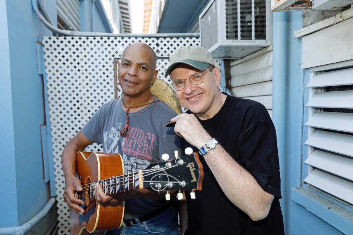 Central Music Festival will be featuring Guy Davis and Fabrizio Poggi at The Elks on Oct. 12th. The show is being touted as an homage to Sonny & Brownie, as reflected in Davis’ and Poggi’s latest collaboration Sonny Brownie’s Last Train – A Look Back at Brownie McGhee and Sonny Terry.                                photo submitted