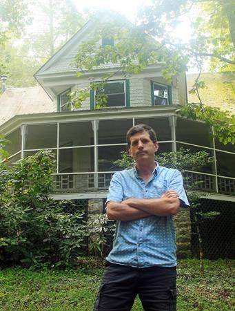 James Hrynyshyn, formerly from Dryden, Ont. poses for a photo outside of his home in Saluda, North Carolina. (THE CANADIAN PRESS/HO, James Hrynyshyn)