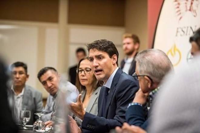 Trudeau upset after meeting with Saskatchewan chiefs