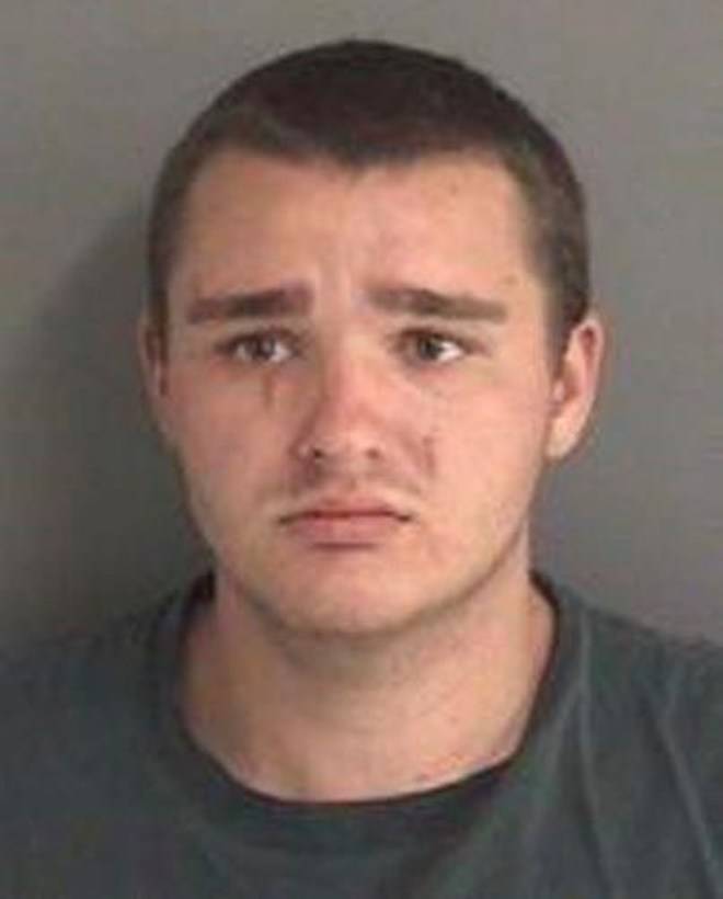 This booking photo provided by the Story County (Iowa) Jail shows Collin Daniel Richards. Richards has been charged in the killing of Celia Barquin Arozamena, a former champion golfer from Spain, after her body was found Monday, Sept. 17, 2018 at a golf course in Ames, Iowa. (Story County (Iowa) Jail via AP)