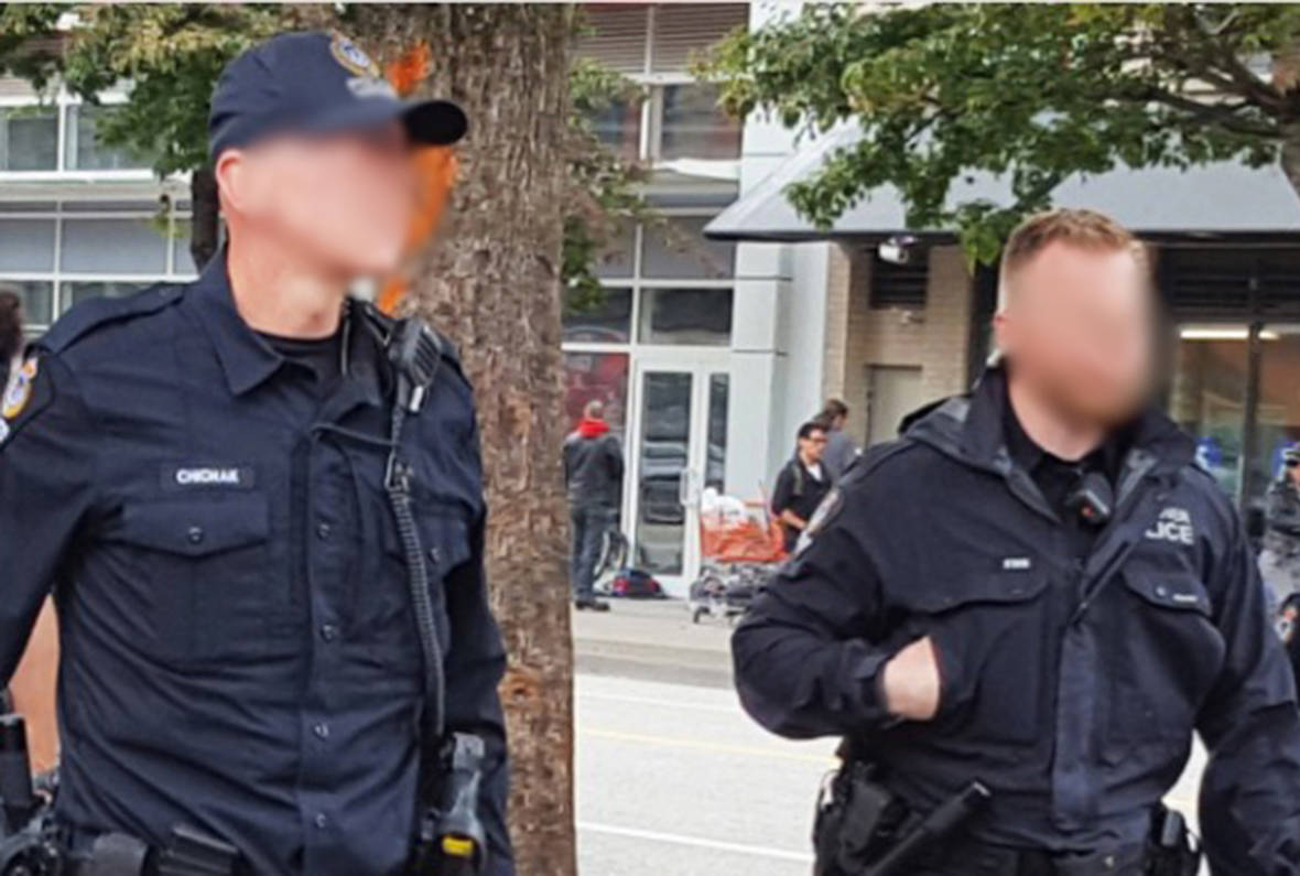 Legal society poster seeks complainants against two cops on Downtown Eastside