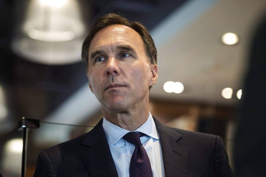 Finance Minister Bill Morneau. THE CANADIAN PRESS/Christopher Katsarov