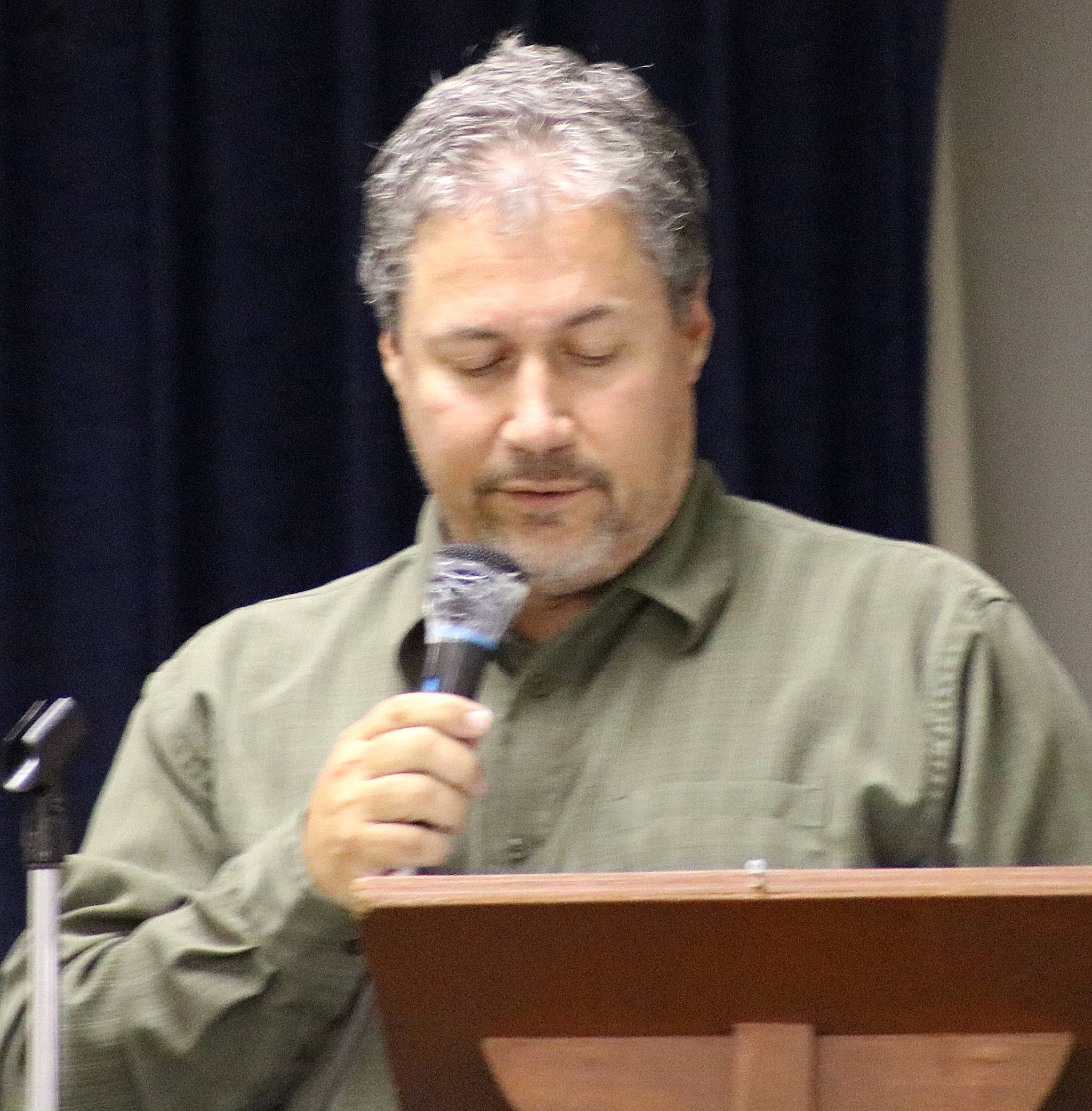 Candidate Todd Pawsey at the riding debate in Stettler on Sept. 18. (Kevin J Sabo photo)