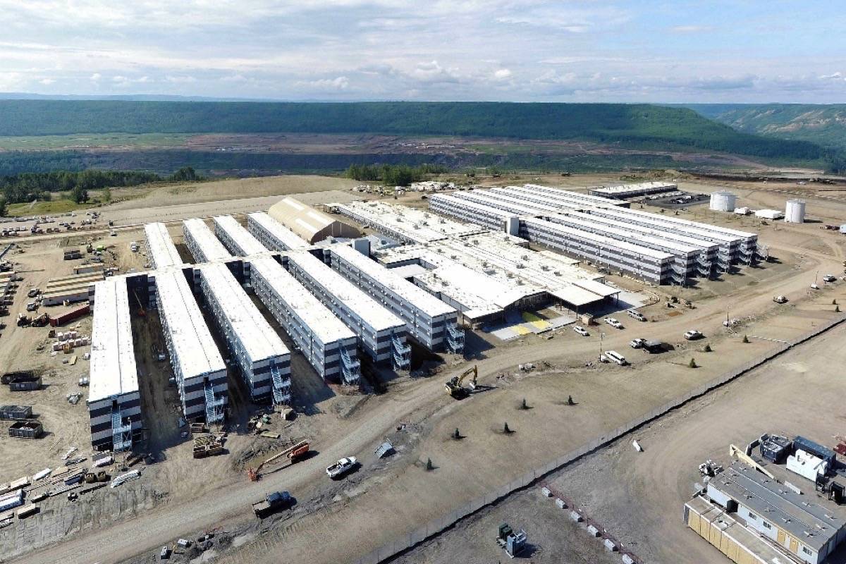 File Photo: Work camp for the Site C dam is a self-contained town called Two Rivers Lodge