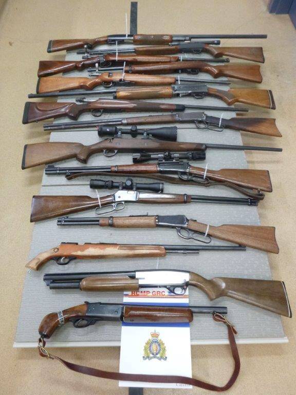 Rimbey search warrant nets stolen firearms, vehicles,