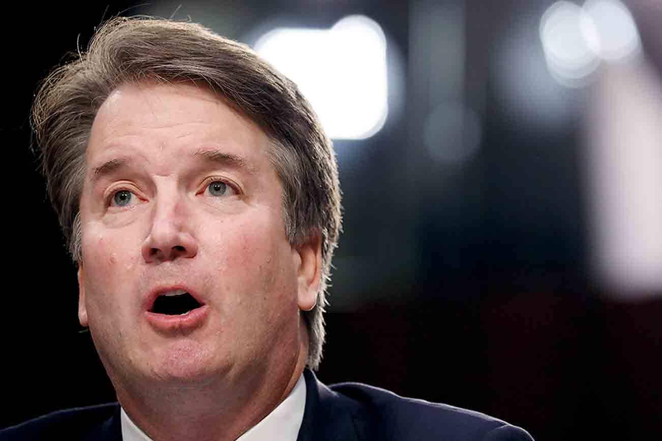 Supreme Court nominee Brett Kavanaugh speaks during a Senate Judiciary Committee confirmation hearing in Washington, D.C., on Wednesday, Sept. 5, 2018. MUST CREDIT: Bloomberg photo by Aaron P. Bernstein