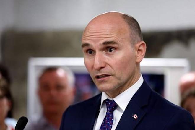 Federal Minister of Families, Children and Social Development Jean-Yves Duclos is seen at a youth homelessness organization in Toronto on Monday, June 11, 2018. THE CANADIAN PRESS/Colin Perkel