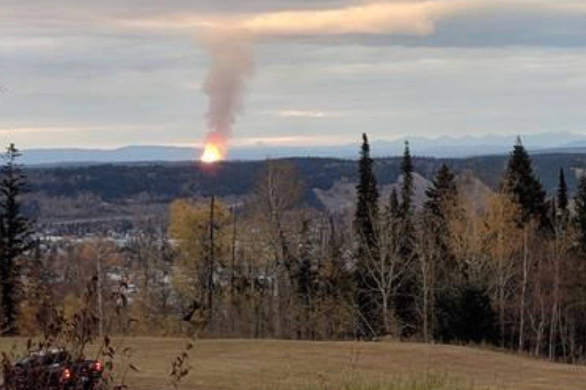 Most residents near Prince George, B.C. are being allowed back into their homes after Tuesday’s gas pipeline rupture. (Photo by THE CANADIAN PRESS)