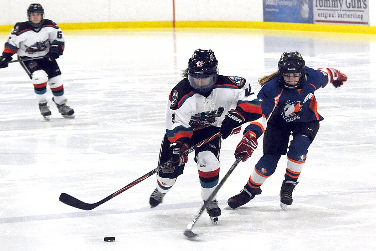 Players with the Kelowna Minor Hockey Association. (Warren Henderson/Kelowna Capital News)