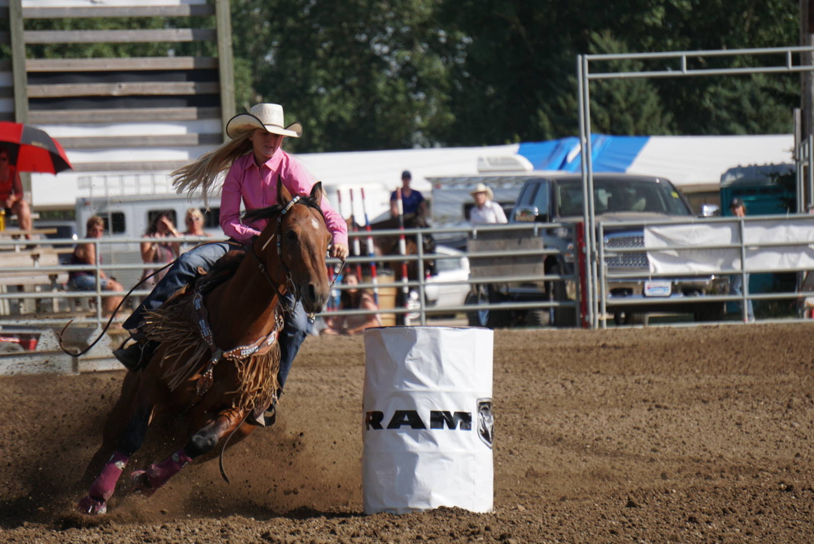 Justine Elliot from Lacombe will be making her Canadian Finals Rodeo debut this week in Red Deer. Photo Submitted