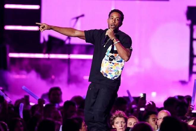 FILE- In this Sept. 21, 2018, file photo Ludacris performs at the 2018 iHeartRadio Music Festival Day 1 held at T-Mobile Arena in Las Vegas. (Photo by John Salangsang/Invision/AP, File)