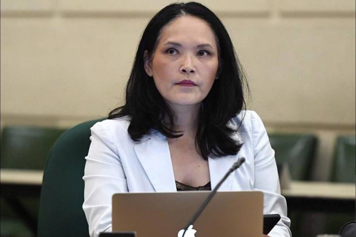 NDP immigration critic Jenny Kwan prepares for an emergency meeting of the Citizenship and Immigration Committee on Parliament Hill in Ottawa on Monday, July 16, 2018. Kwan is accusing the Canada Revenue Agency of “going after refugees” after two Syrian refugee families in B.C. became the target of audits of their Canada Child Benefit income. (Justin Tang/The Canadian Press)