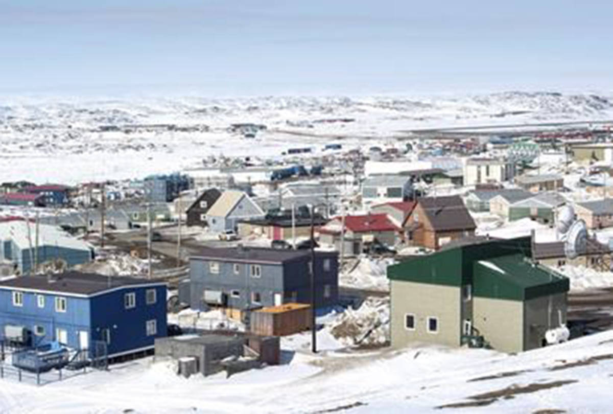 A scene from Iqaluit, Nunavut, Saturday, April 25, 2015. A fire has destroyed portions of the largest retail store in the Nunavut capital of Iqaluit.The fire broke out late Wednesday night at the Northmart store, which is the main grocery and general retailer in the community that houses a number of shops and services. (Paul Chiasson/The Canadian Press)