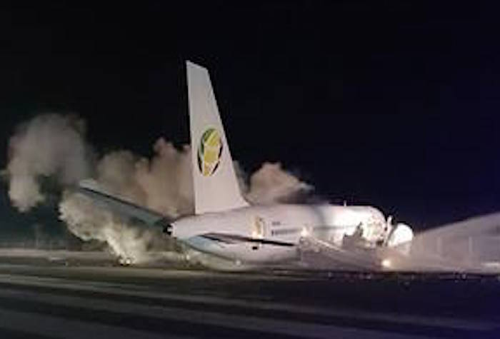 Airliner carrying Canadians from Guyana crash lands after technical problem