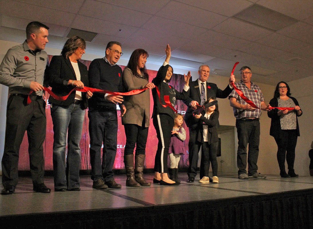 The official ribbon cutting took place as Bower Place launched its Great Indoors Market Nov. 10th. Carlie Connolly/Red Deer Express