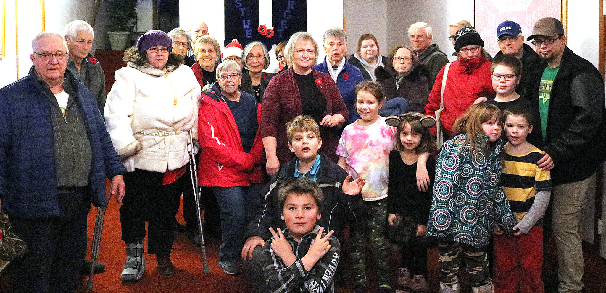 Twenty-seven Castor residents came together at the Knox United Church to take part in the “Bells of Peace,” ringing the church bell 100 times to commemorate a century since the guns fell silent at the end of the First World War. The end of the war was celebrated in 1918 by churches all over Europe ringing their bells to signify the end of hostilities. Kevin J Sabo photo