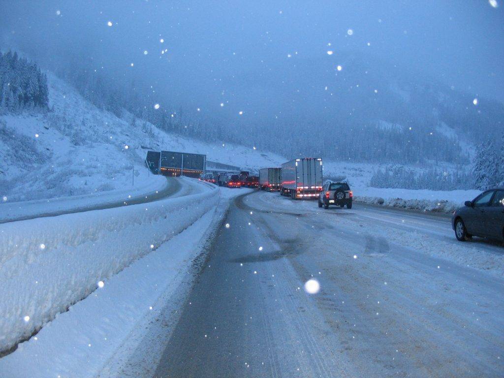 Commercial trucks banned from left lane of Coquihalla