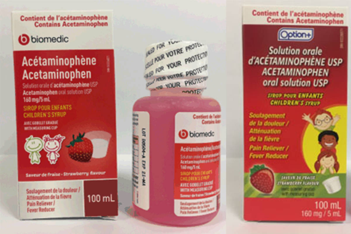 Children’s strawberry-flavoured medicines recalled due to faulty safety cap