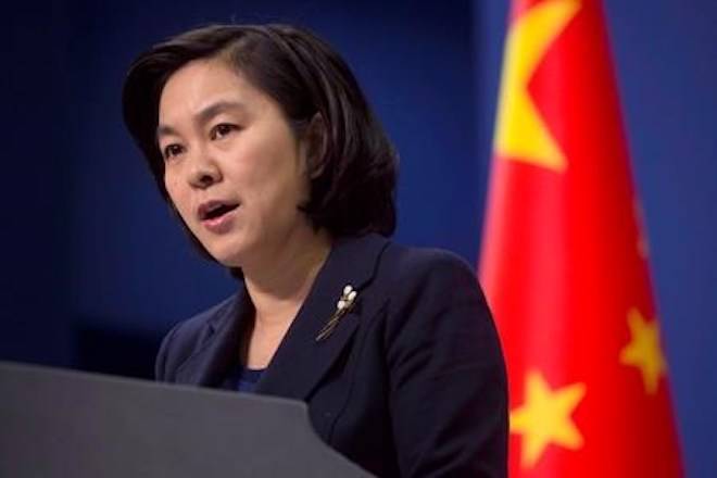 In this Jan. 6, 2016, file photo, Chinese Foreign Ministry spokeswoman Hua Chunying speaks during a briefing at the Chinese Foreign Ministry in Beijing. THE CANADIAN PRESS/AP/Ng Han Guan, File