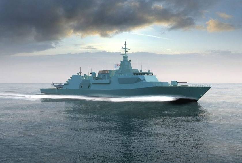 An artist’s rendering of the Type 26 Global Combat Ship, Lockheed Martin’s proposed design for Canada’s $60-billion fleet of new warships. COURTESY LOCKHEED MARTIN CANADA
