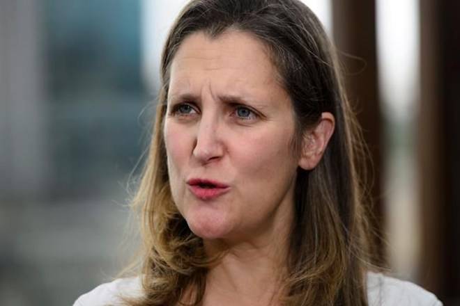 Canada led joint G7 statement condemning Russian aggression in Ukraine: Freeland
