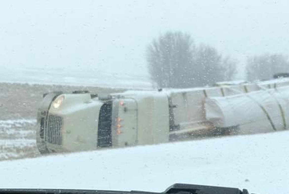 Winter road conditions cause multiple accidents on QE2