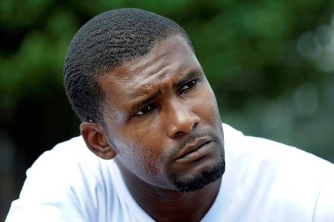 FILE- In this Friday, Aug. 20, 2010, file photo, Daniel Green, who is serving a life sentence for the July 1993 death of former NBA basketball star Michael Jordan’s father James Jordan, listens to questions during an interview at the Harnett County Correctional Institute in Lillington, N.C. (AP Photo/Sara D. Davis, File)